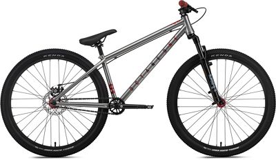 Octane One Diezel Dirt Jump Bike - Silver Polished - 26, Silver Polished